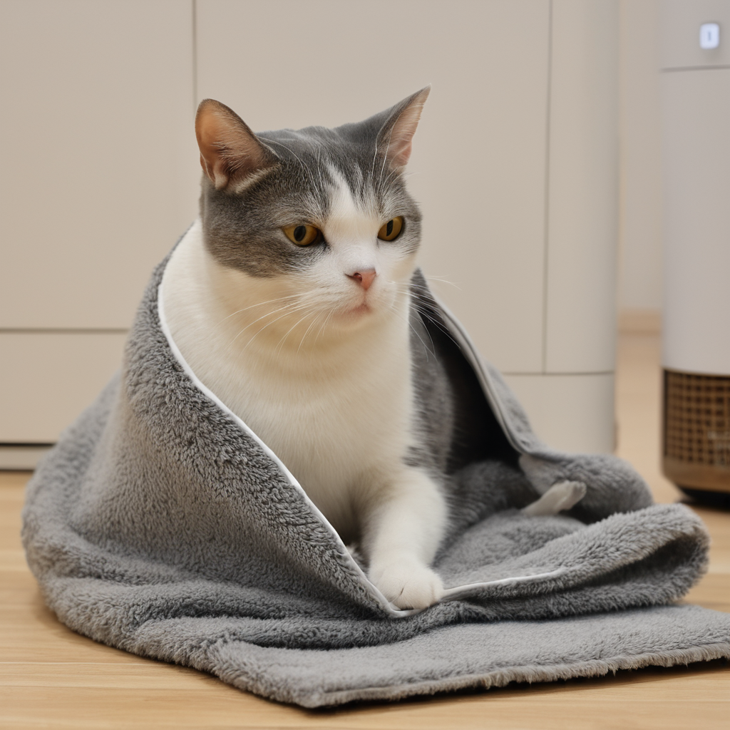 どこかの場所に小さな生きものがいる情景にゃ。ボクがカメラで撮ったきょうの1枚にゃ。