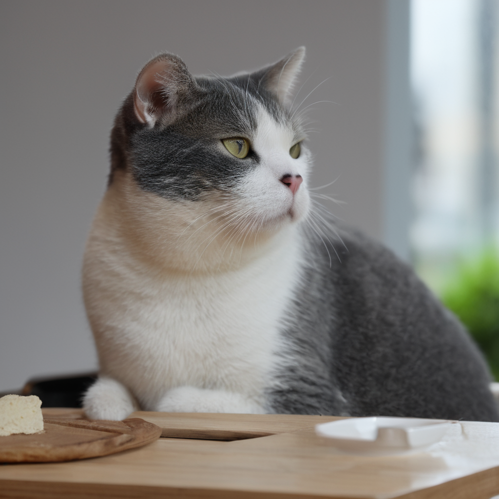 どこかの場所に小さな生きものがいる情景にゃ。ボクがカメラで撮ったきょうの1枚にゃ。