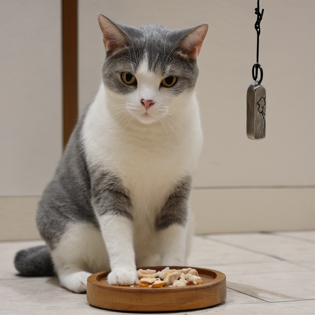 どこかの場所に小さな生きものがいる情景にゃ。ボクがカメラで撮ったきょうの1枚にゃ。