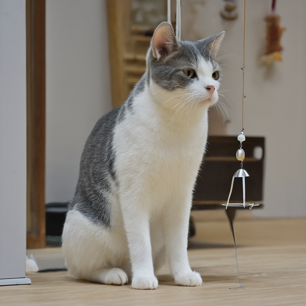 どこかの場所に小さな生きものがいる情景にゃ。ボクがカメラで撮ったきょうの1枚にゃ。