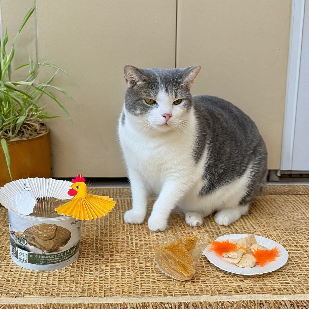 どこかの場所に小さな生きものがいる情景にゃ。ボクがカメラで撮ったきょうの1枚にゃ。