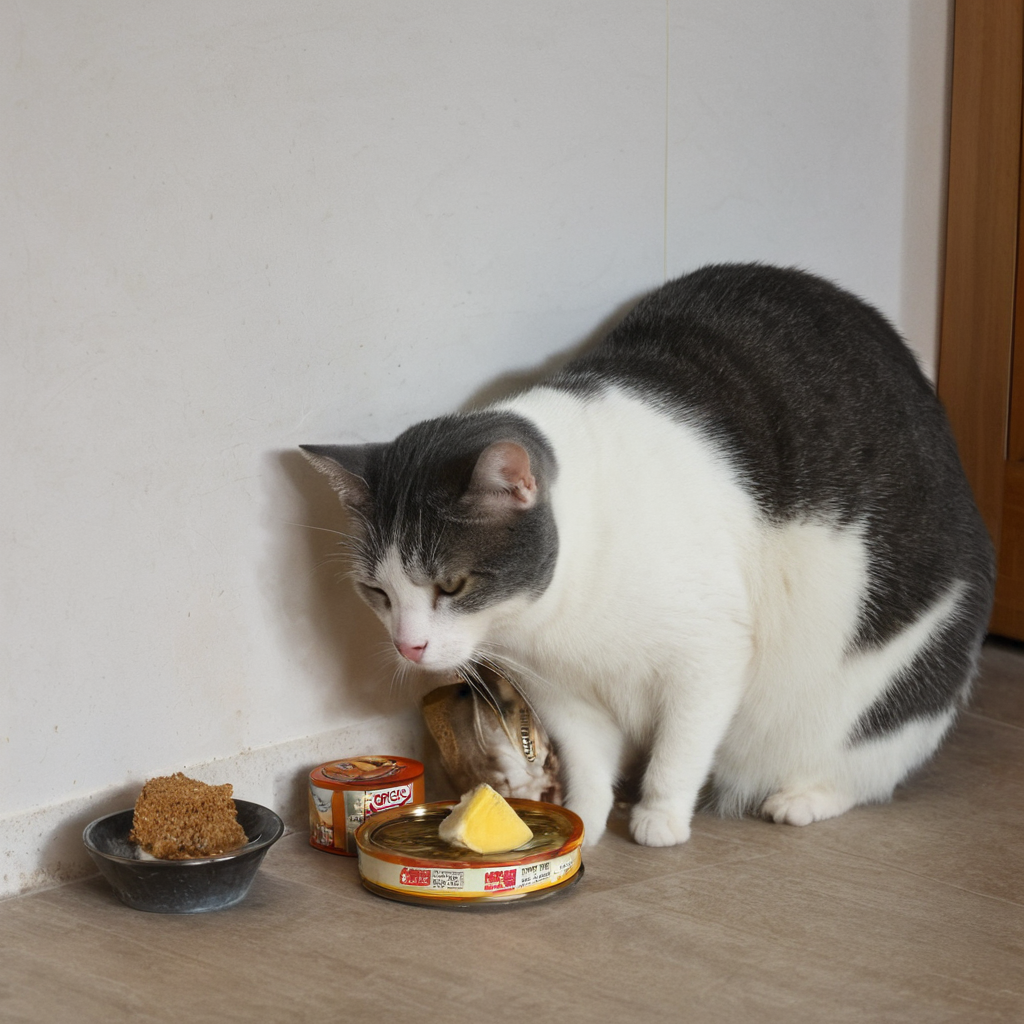 どこかの場所に小さな生きものがいる情景にゃ。ボクがカメラで撮ったきょうの1枚にゃ。
